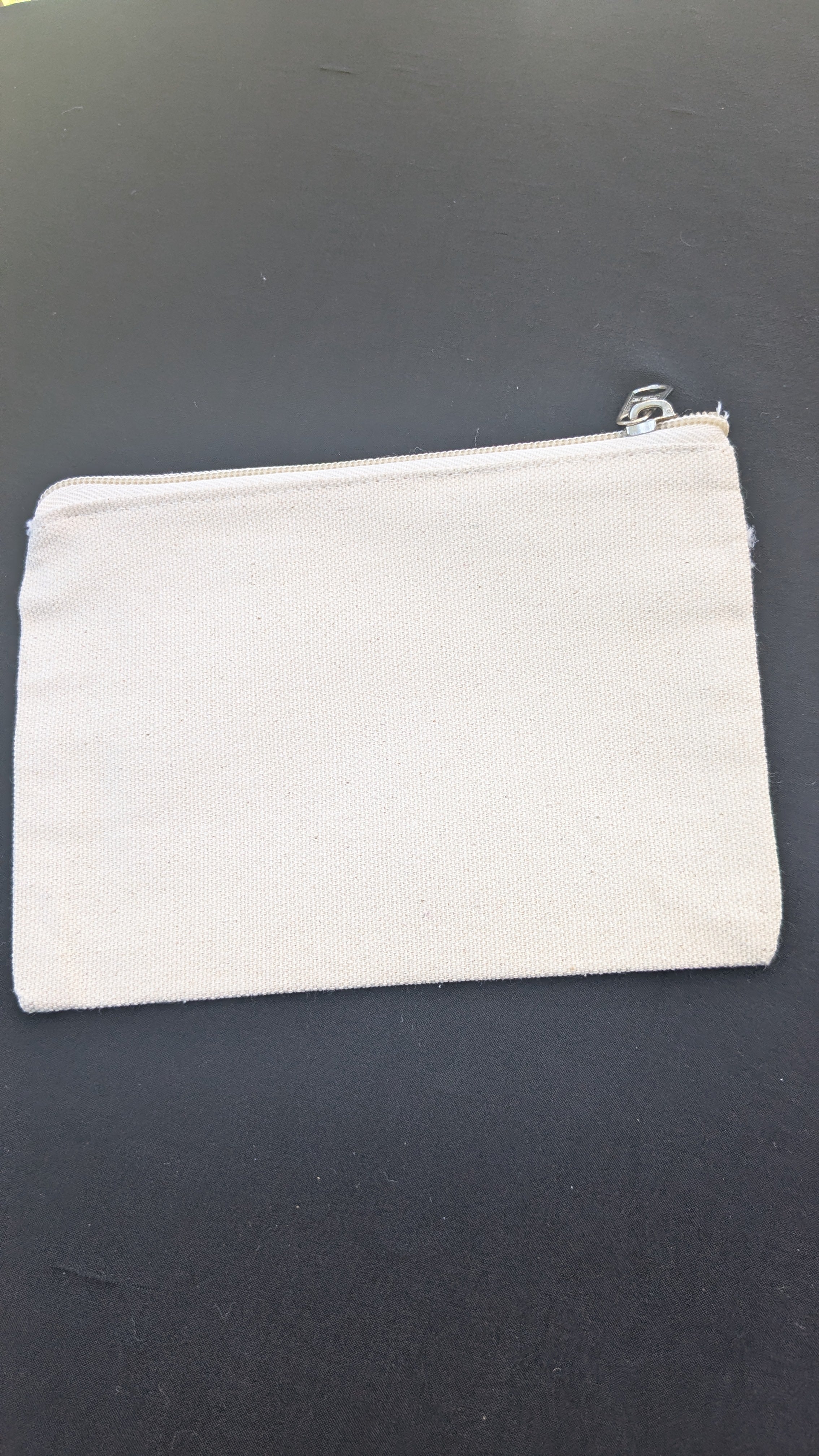 Canvas Cross Pouch: Rosary & Prayer Card Holder